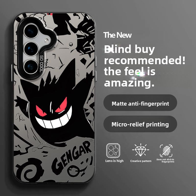 Pokémon Gengar Full-Cover Shockproof Matte Phone Case for Samsung