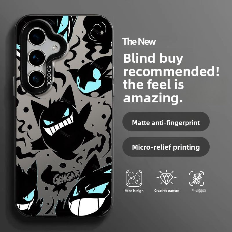Pokémon Gengar Full-Cover Shockproof Matte Phone Case for Samsung