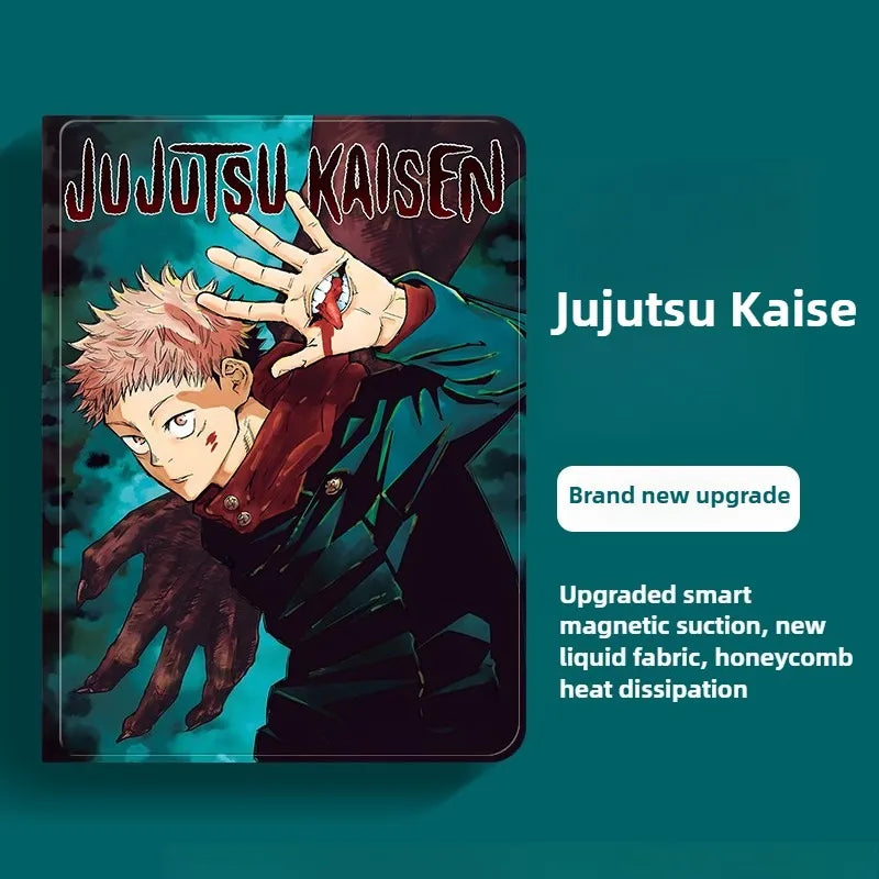 Jujutsu Kaisen Anime Apple iPad Soft Protective Case Cover with Pen Slot