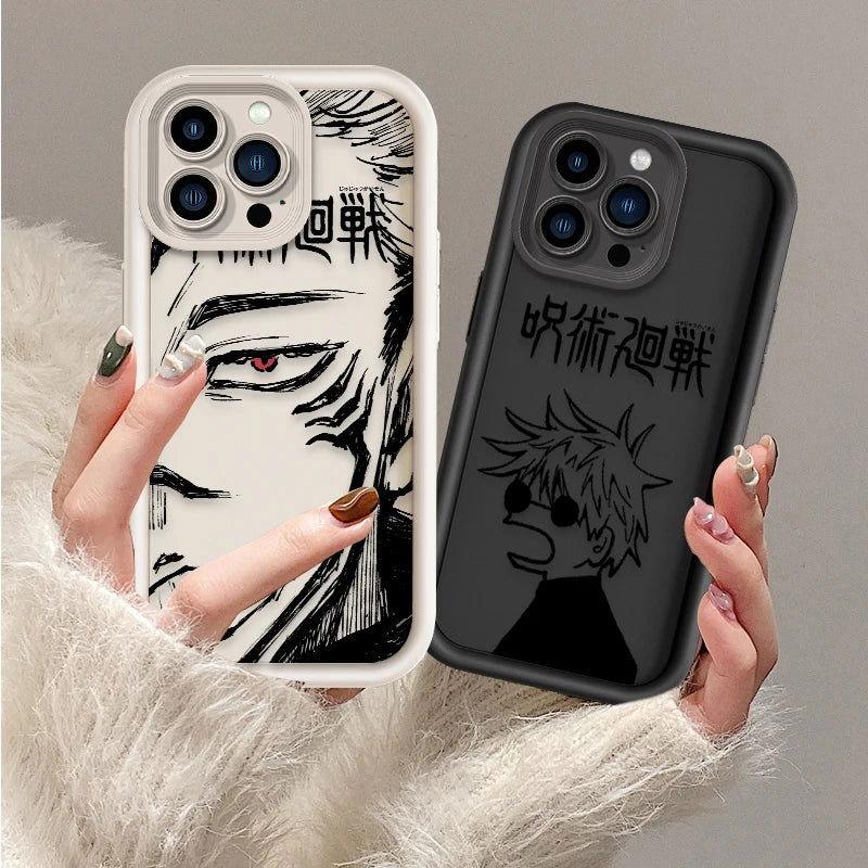 Jujutsu Kaisen Anime Phone Case | JJK Phone Case | iPhone 15 to 11 Series Jujutsu Kaisen Anime Phone Case | JJK Phone Case | iPhone 15 to 11 Series