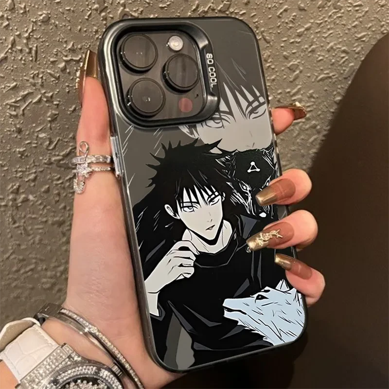 Jujutsu Kaisen Fushiguro Funda de teléfono brillante