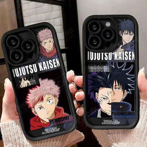 Jujutsu Kaisen Soft Liquid Silicone Anime Phone Case for iPhone - HelloAnimeCases