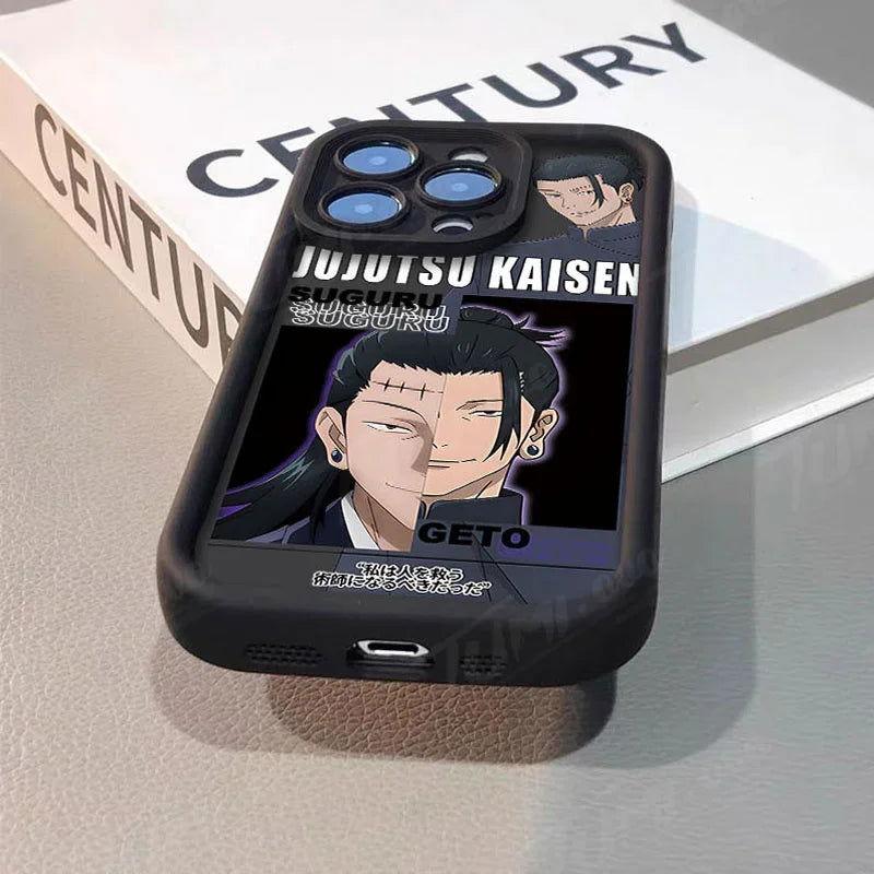 Jujutsu Kaisen Soft Liquid Silicone Anime Phone Case for iPhone - HelloAnimeCases