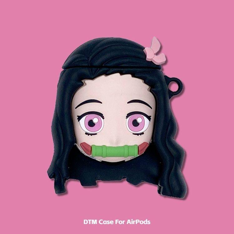 Kamado Nezuko AirPods Case Protective Cover Case - HelloAnimeCases