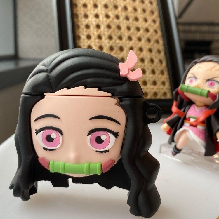 Kamado Nezuko AirPods Case Protective Cover Case - HelloAnimeCases