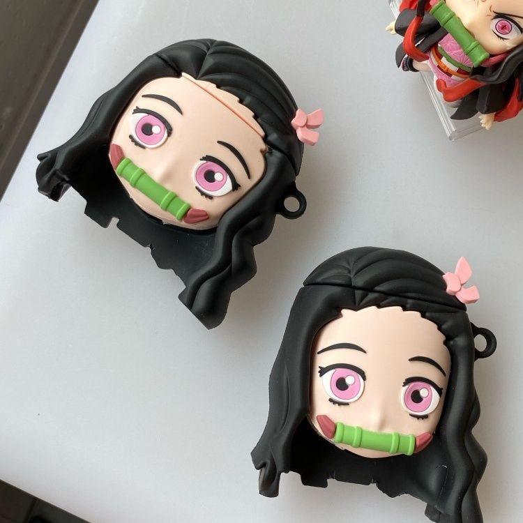 Kamado Nezuko AirPods Case Protective Cover Case - HelloAnimeCases