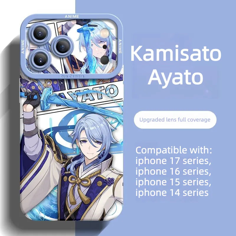 Genshin Impact Silicone Anime Phone Case Cover