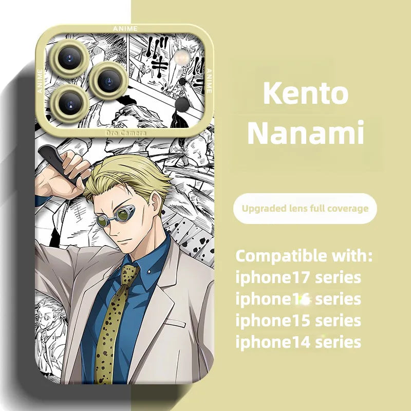 Anime Jujutsu Kaisen Satoru Gojo Funda para teléfono serie iPhone 17
