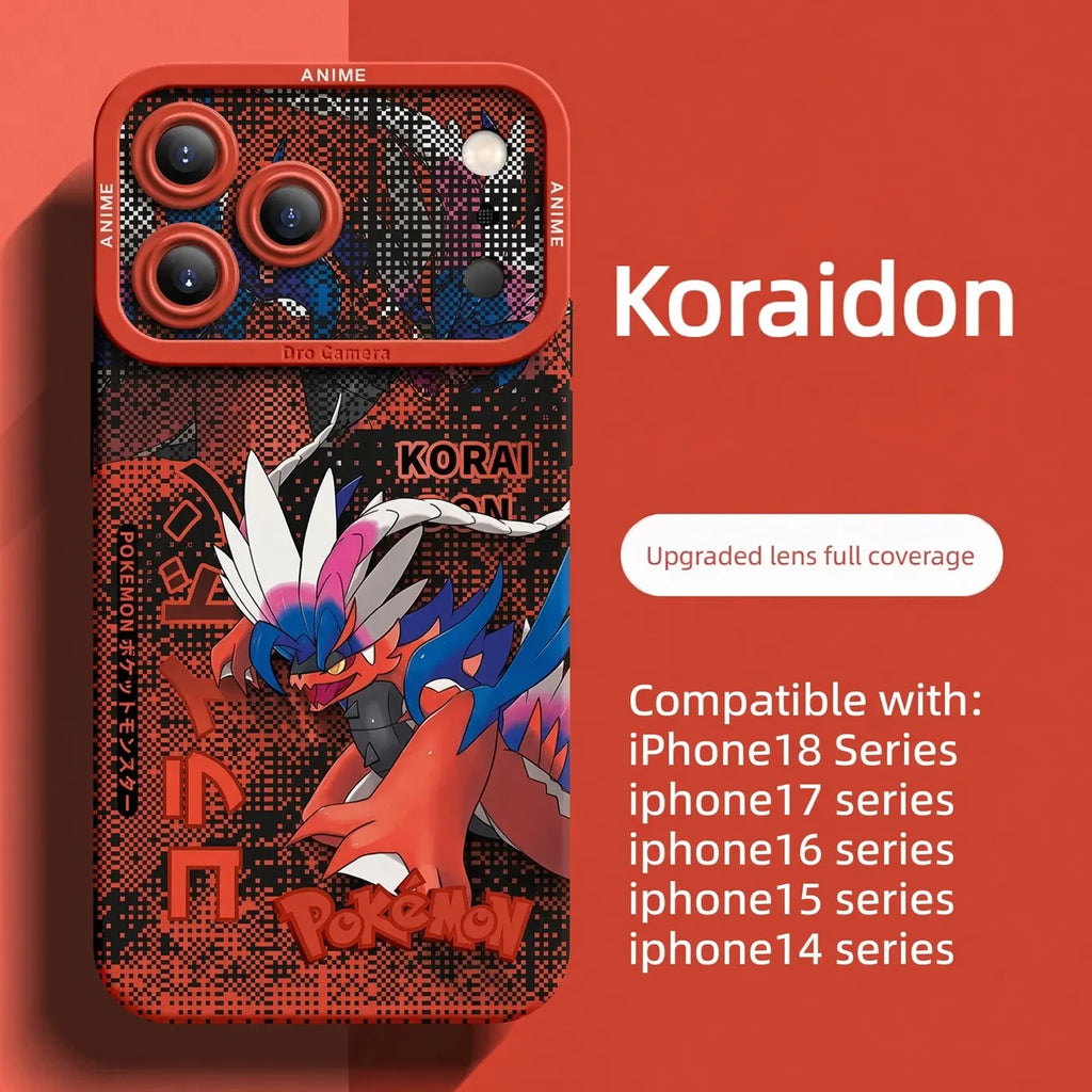 Pokemon Silicone Anime Phone Case for iPhone