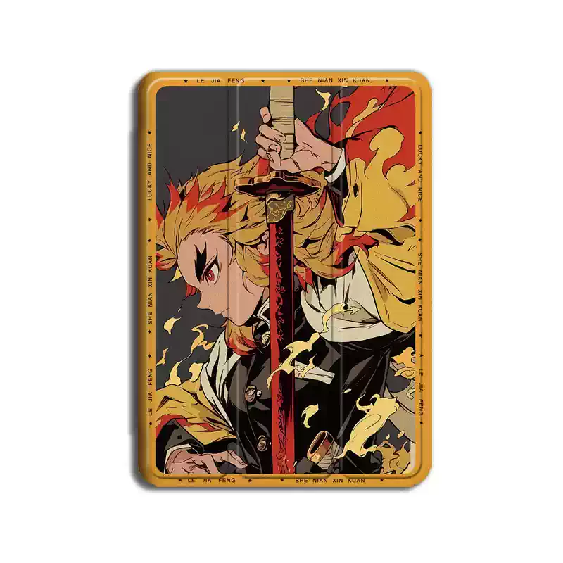 Demon Slayer Kyojuro Rengoku iPad Case Anime Case