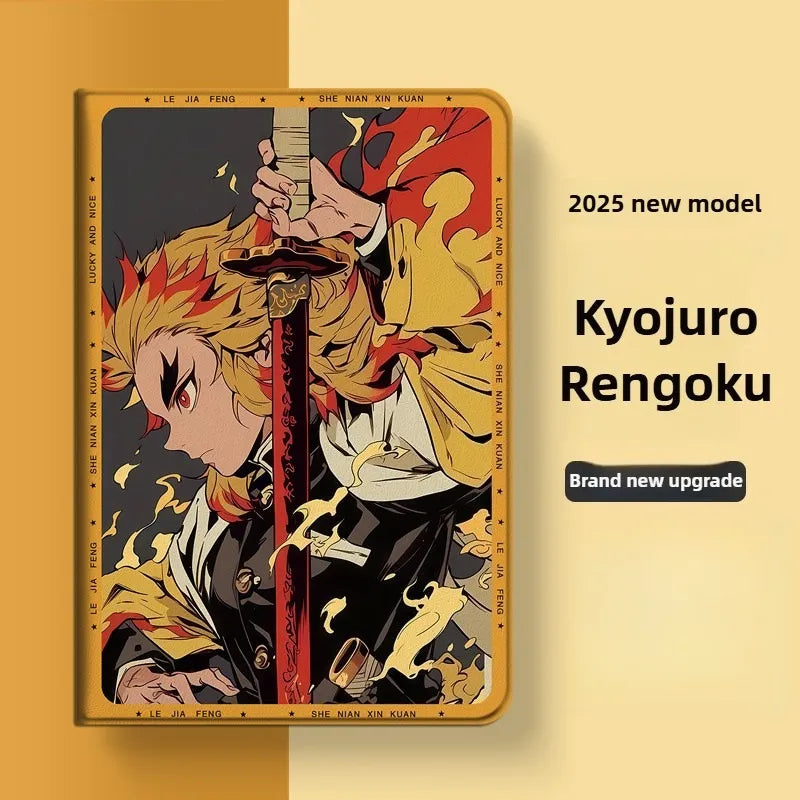 Demon Slayer Kyojuro Rengoku iPad Case Anime Case