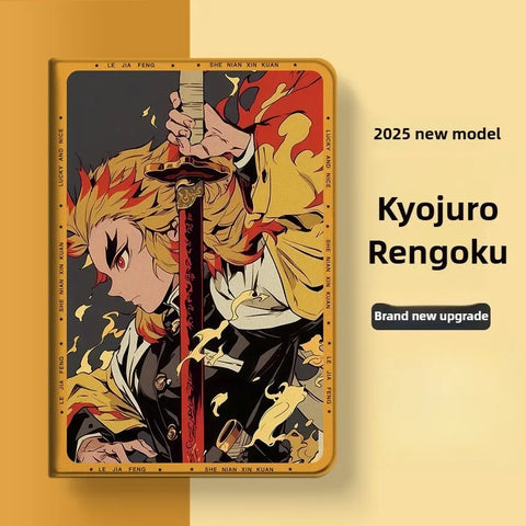 Demon Slayer Kyojuro Rengoku iPad Case Anime Case