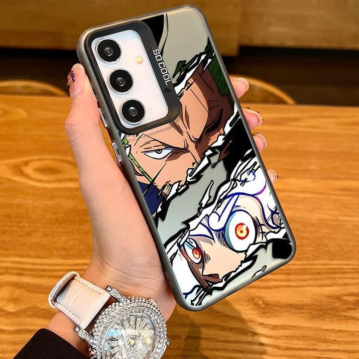 One Piece Zoro & Luffy Matte Hard Phone Cover for Samsung