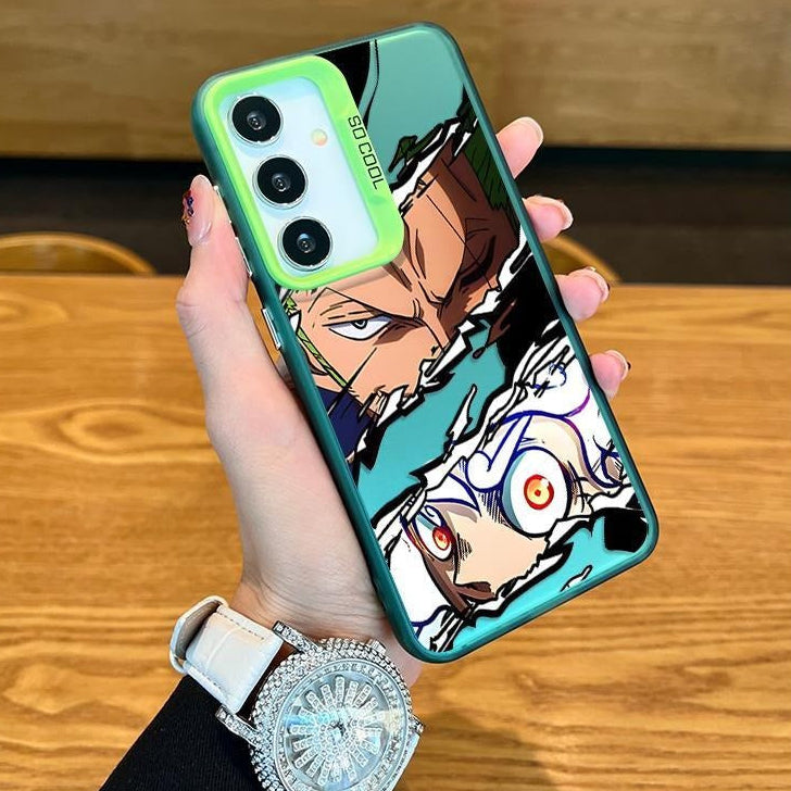 One Piece Zoro & Luffy Matte Hard Phone Cover for Samsung