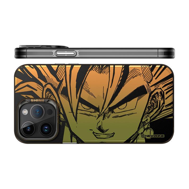 Laser Dragon Ball Saiyan Goku Vegeta Phone Case - HelloAnimeCases