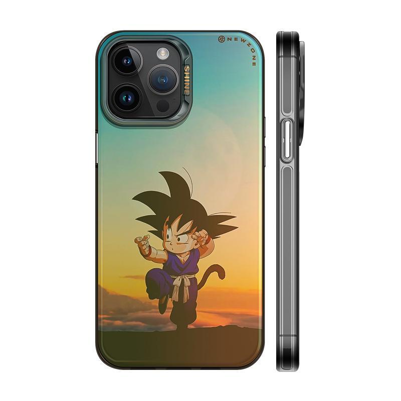 Laser Dragon Ball Saiyan Goku Vegeta Phone Case - HelloAnimeCases