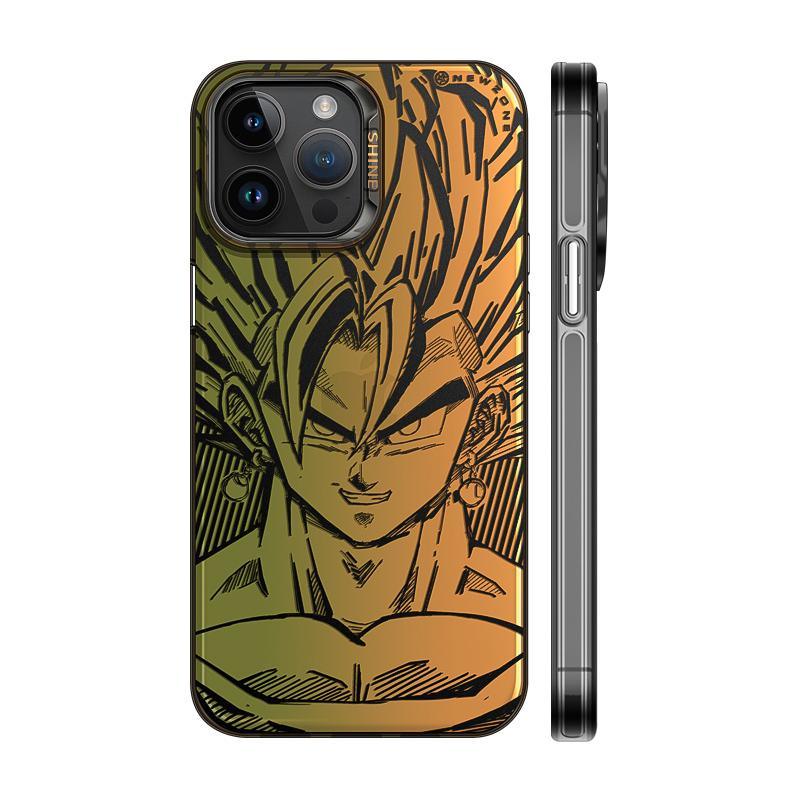 Laser Dragon Ball Saiyan Goku Vegeta Phone Case - HelloAnimeCases
