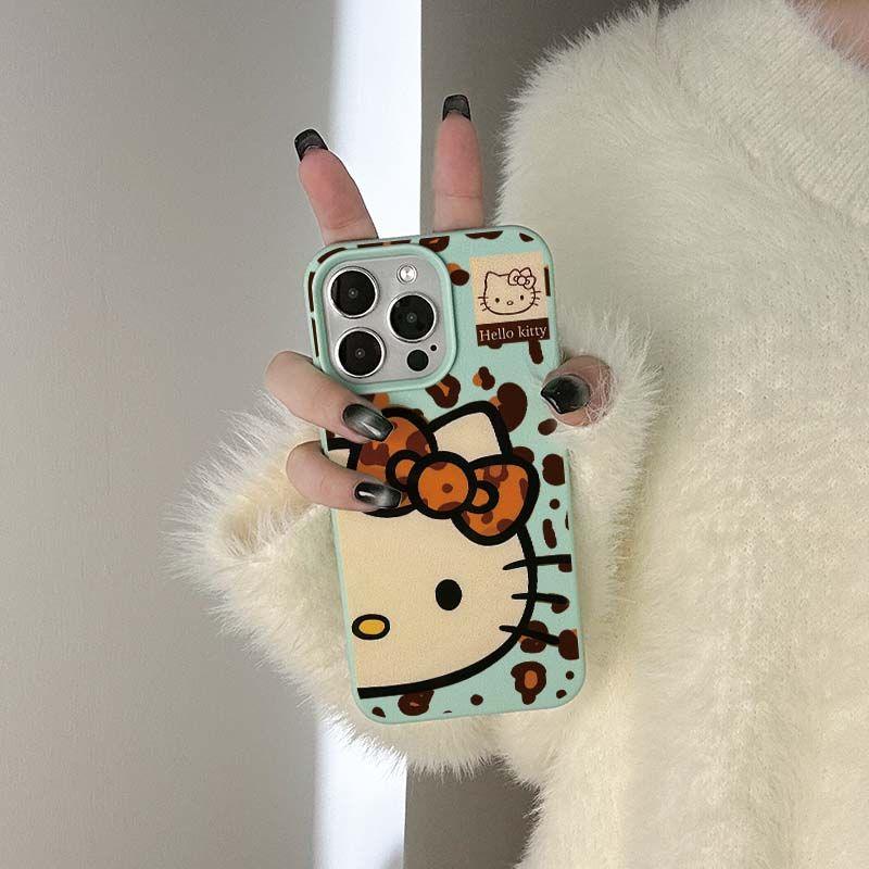 Leopard Kt Cat Carton iPhone Case - HelloAnimeCases