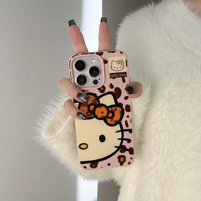 Leopard Kt Cat Carton iPhone Case - HelloAnimeCases