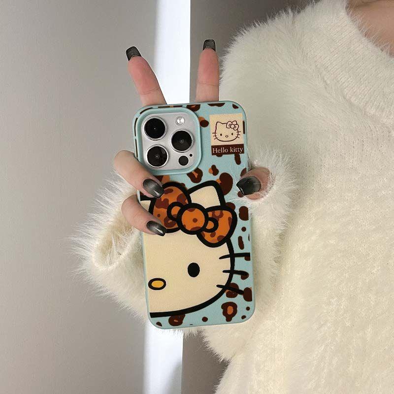 Leopard Kt Cat Carton iPhone Case - HelloAnimeCases