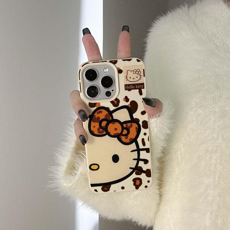 Leopard Kt Cat Carton iPhone Case - HelloAnimeCases