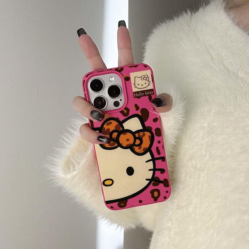 Leopard Kt Cat Carton iPhone Case - HelloAnimeCases