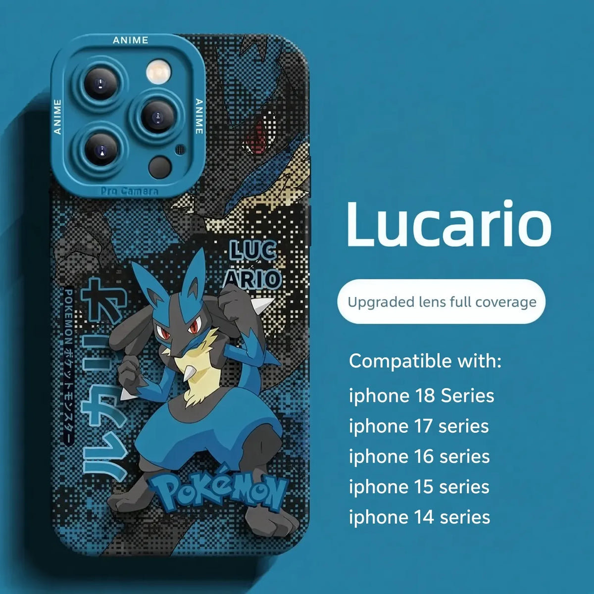 Pokemon Silicone Anime Phone Case for iPhone