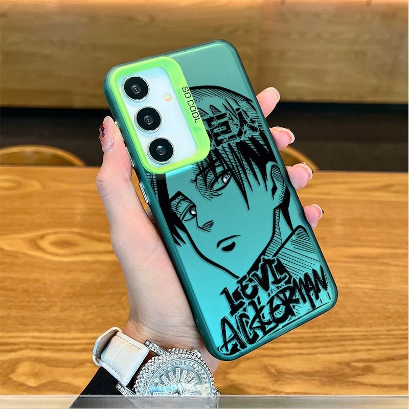 Attack on Titan Captain Levi Matte Phone Cover for The Samsung Galaxy
