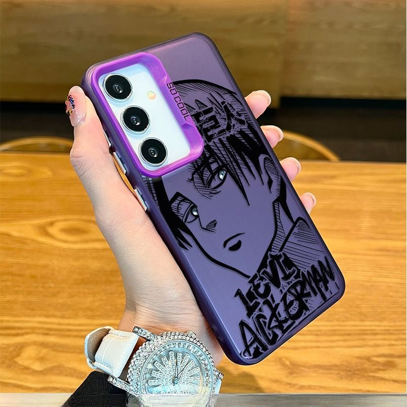 Attack on Titan Captain Levi Matte Phone Cover for The Samsung Galaxy