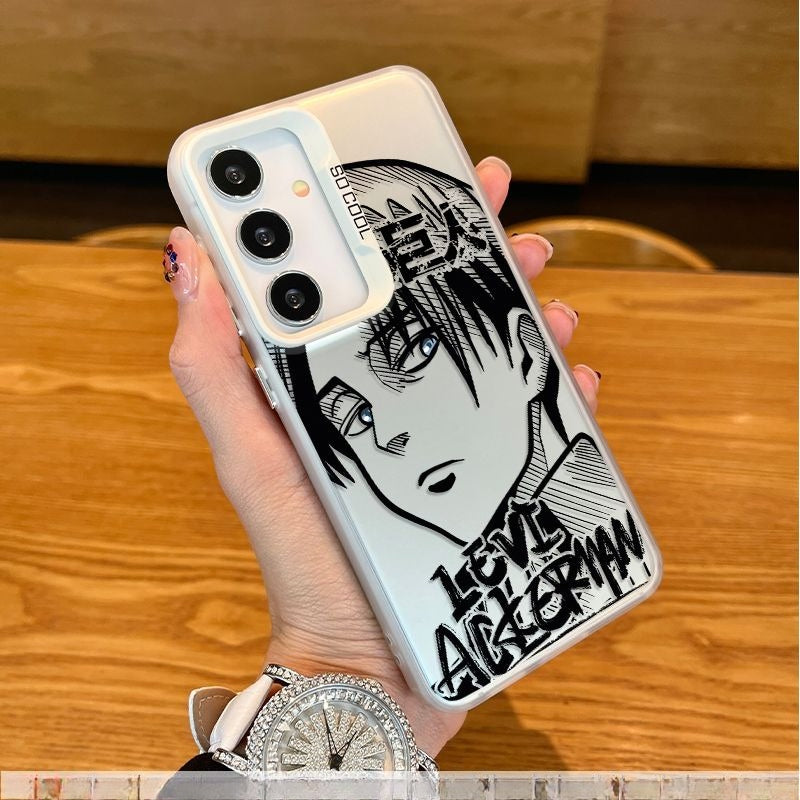Attack on Titan Captain Levi Matte Phone Cover for The Samsung Galaxy