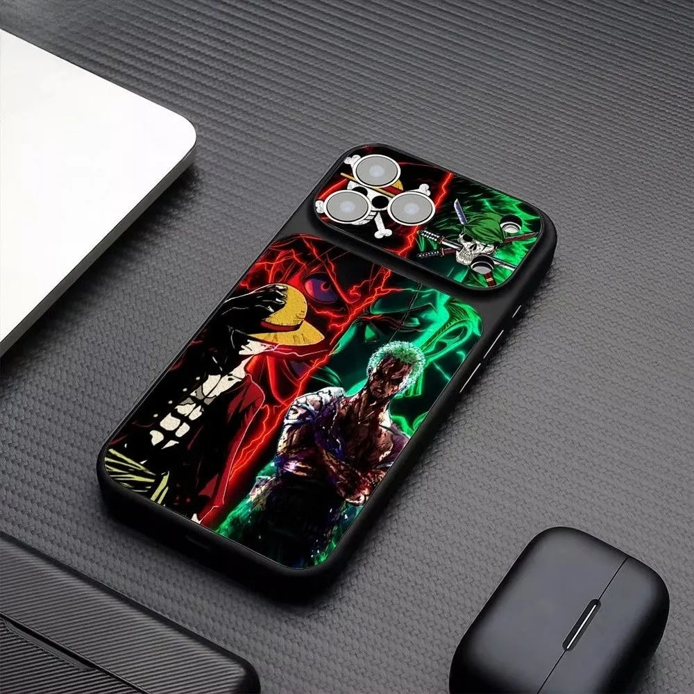 One Piece Luffy & Zoro Anime Matte Magsafe Phone Case Cover for Apple iPhone