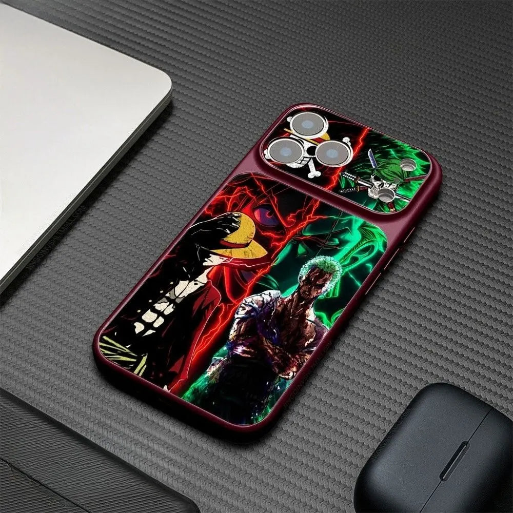 One Piece Luffy & Zoro Anime Matte Magsafe Phone Case Cover for Apple iPhone