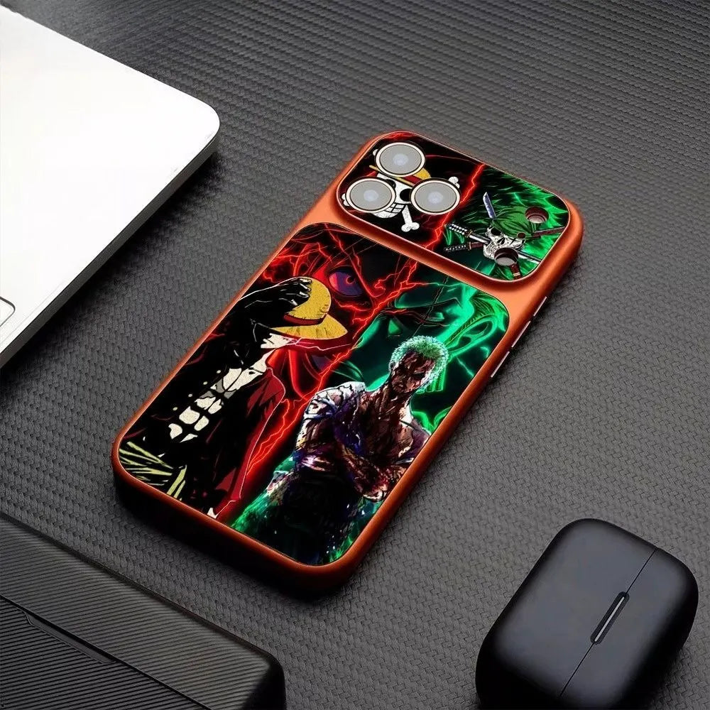 One Piece Luffy & Zoro Anime Matte Magsafe Phone Case Cover for Apple iPhone