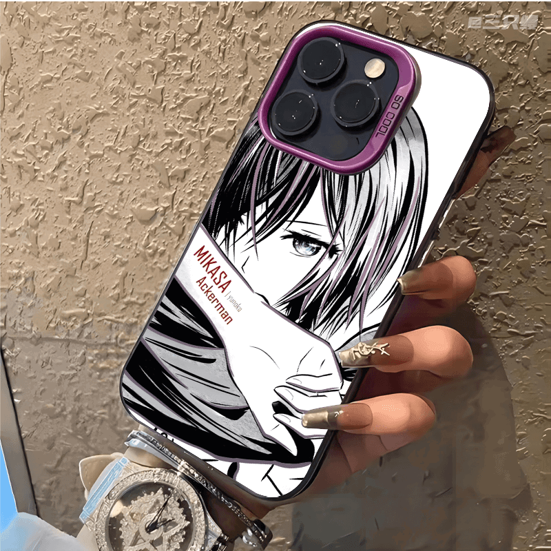 Mikasa Ackerman Phone Case Matte - HelloAnimeCases