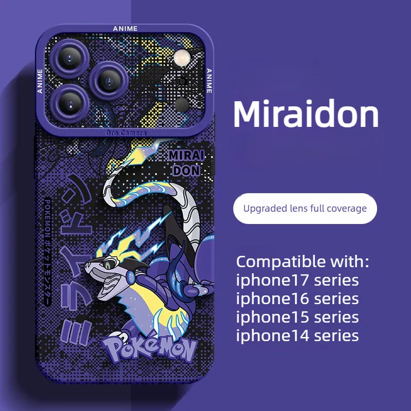 Pokemon Silicone Anime Phone Case for iPhone