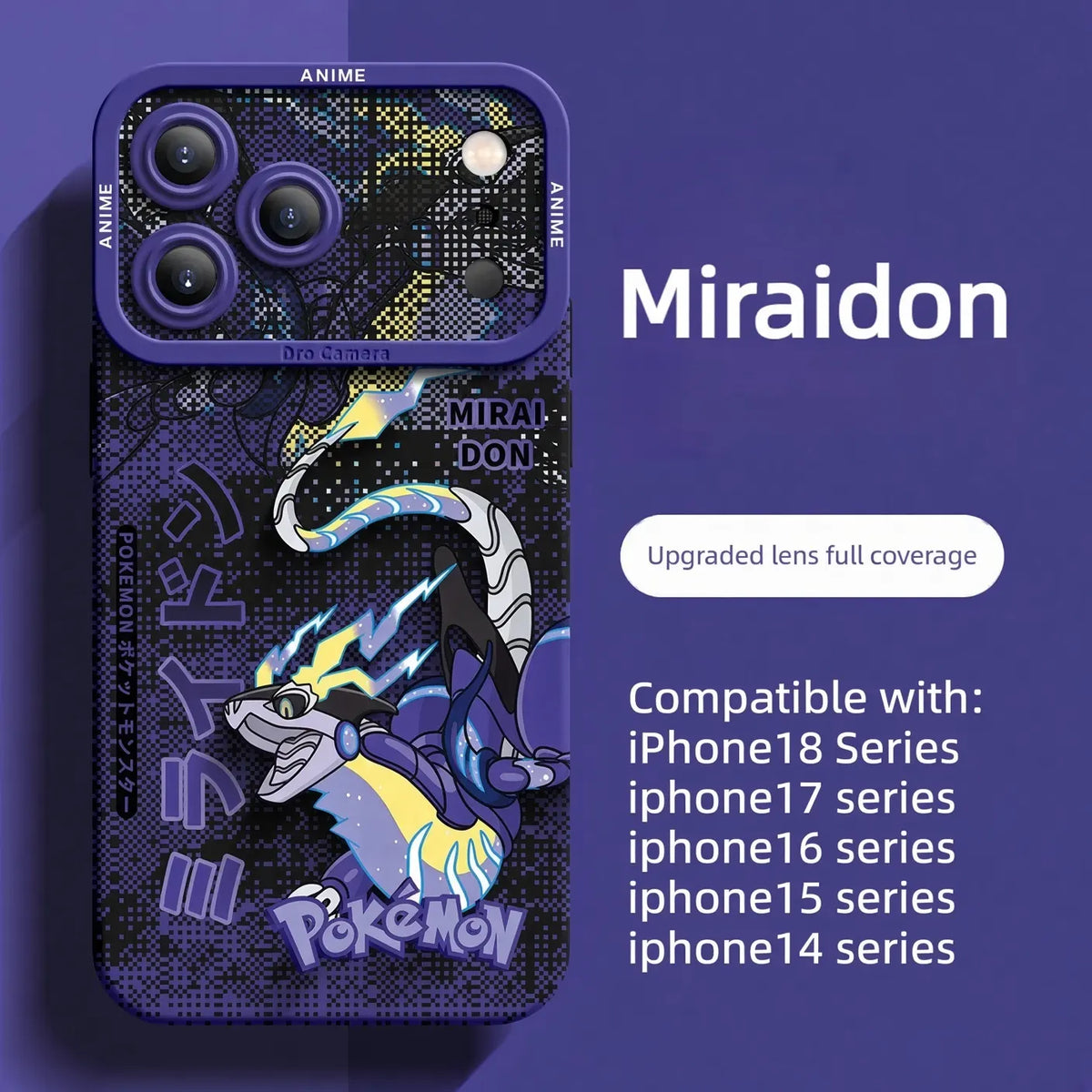 Pokemon Silicone Anime Phone Case for iPhone