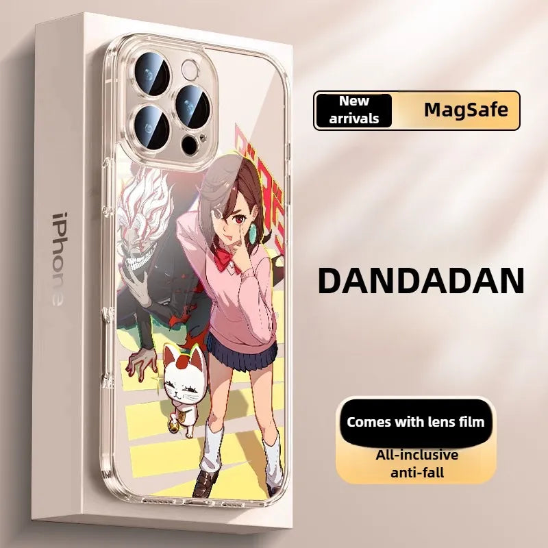 Dandadan Momo Ayase Clear Magsafe Phone Case