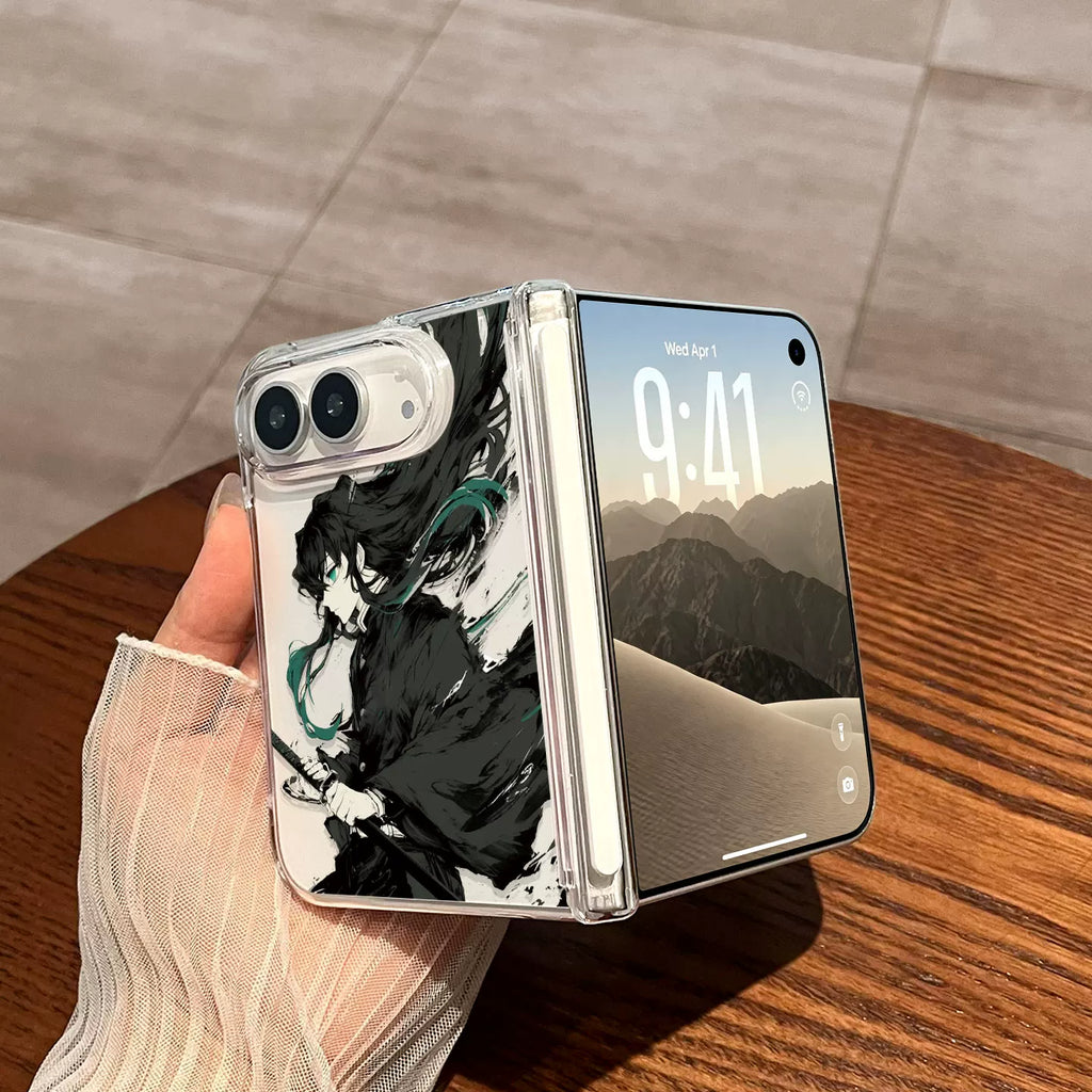 Demon Slayer Muichiro Tokito Clear iPhone Duo Magsafe Phone Case