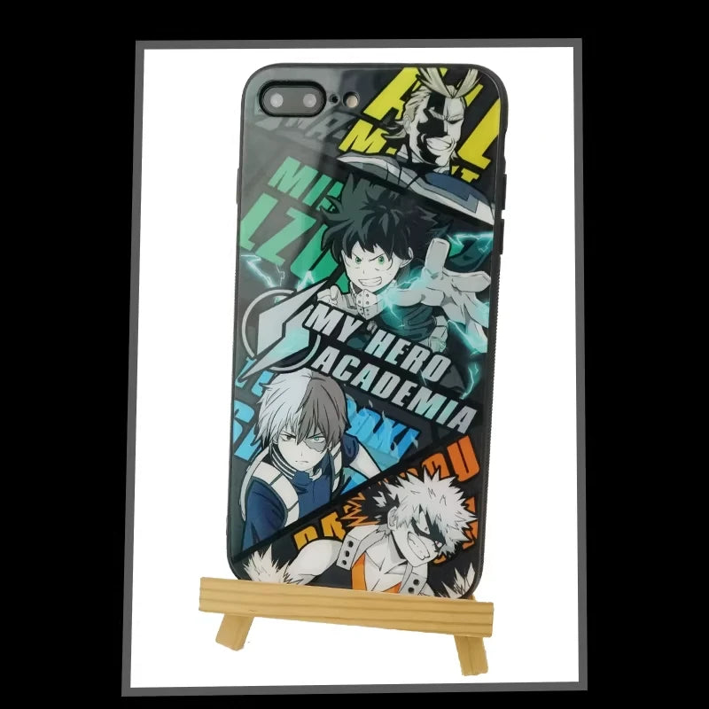 My Hero Academia Glass Anime Phone Case