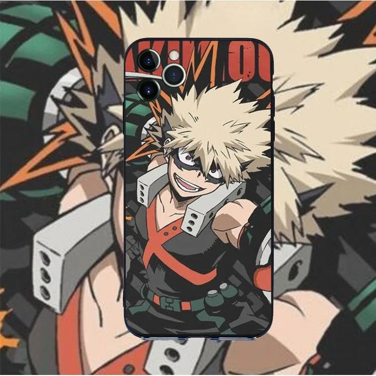 My Hero Academy Bakug Katsuki Apple Anime Phone Case