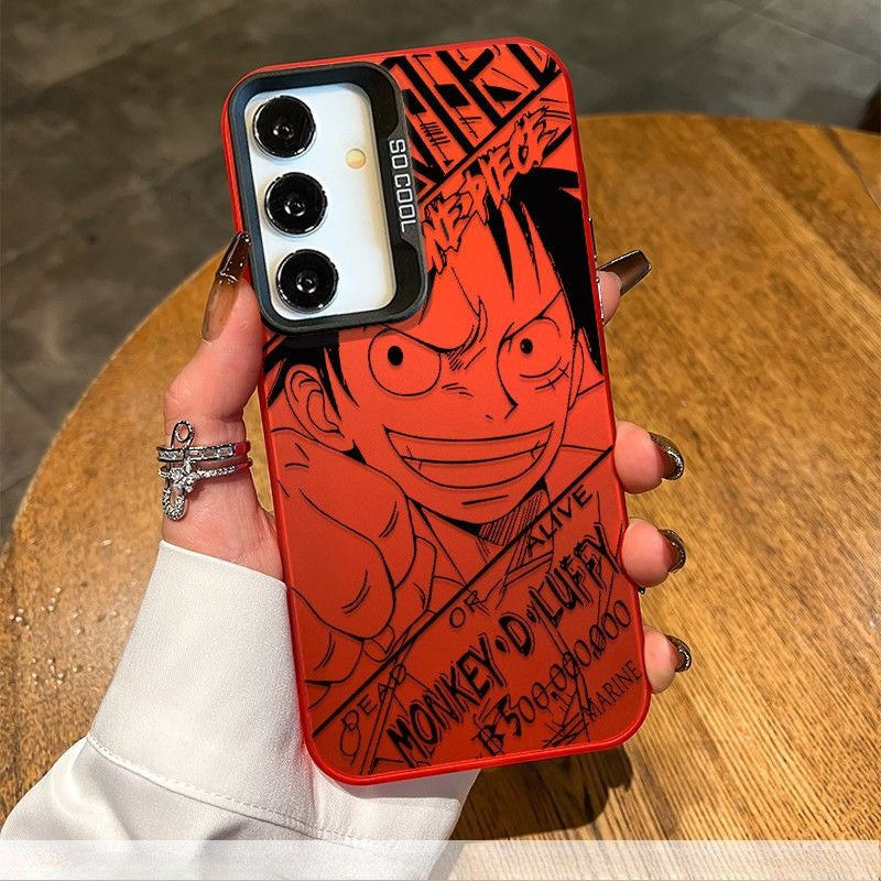 One Piece Luffy Shockproof Samsung Flip Phone Cases