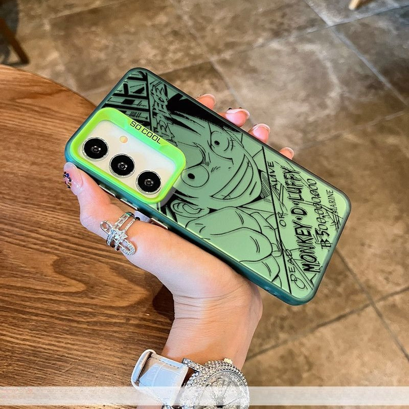 One Piece Luffy Shockproof Samsung Flip Phone Cases