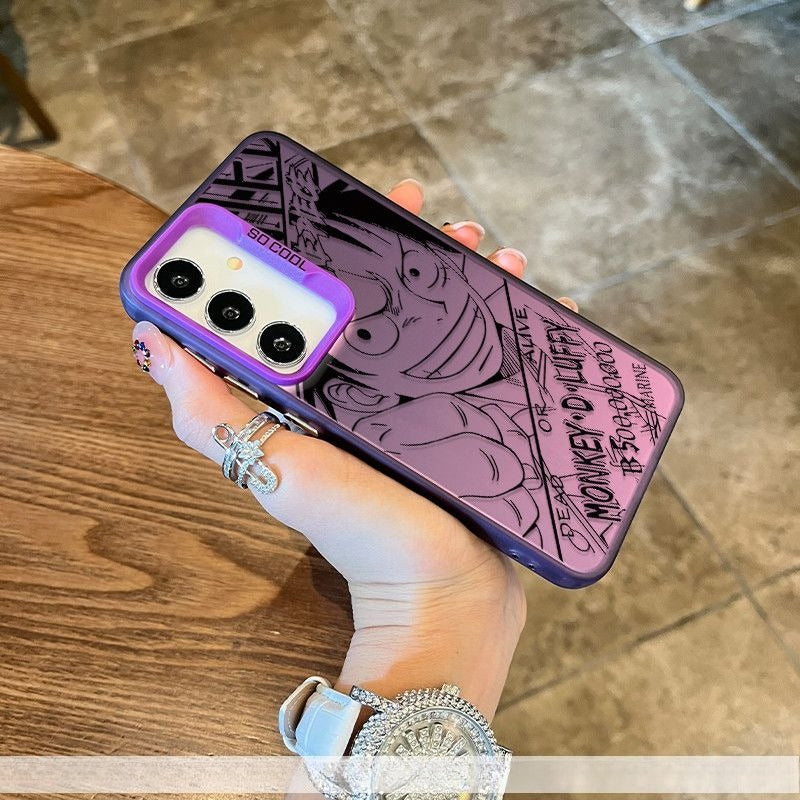 One Piece Luffy Shockproof Samsung Flip Phone Cases