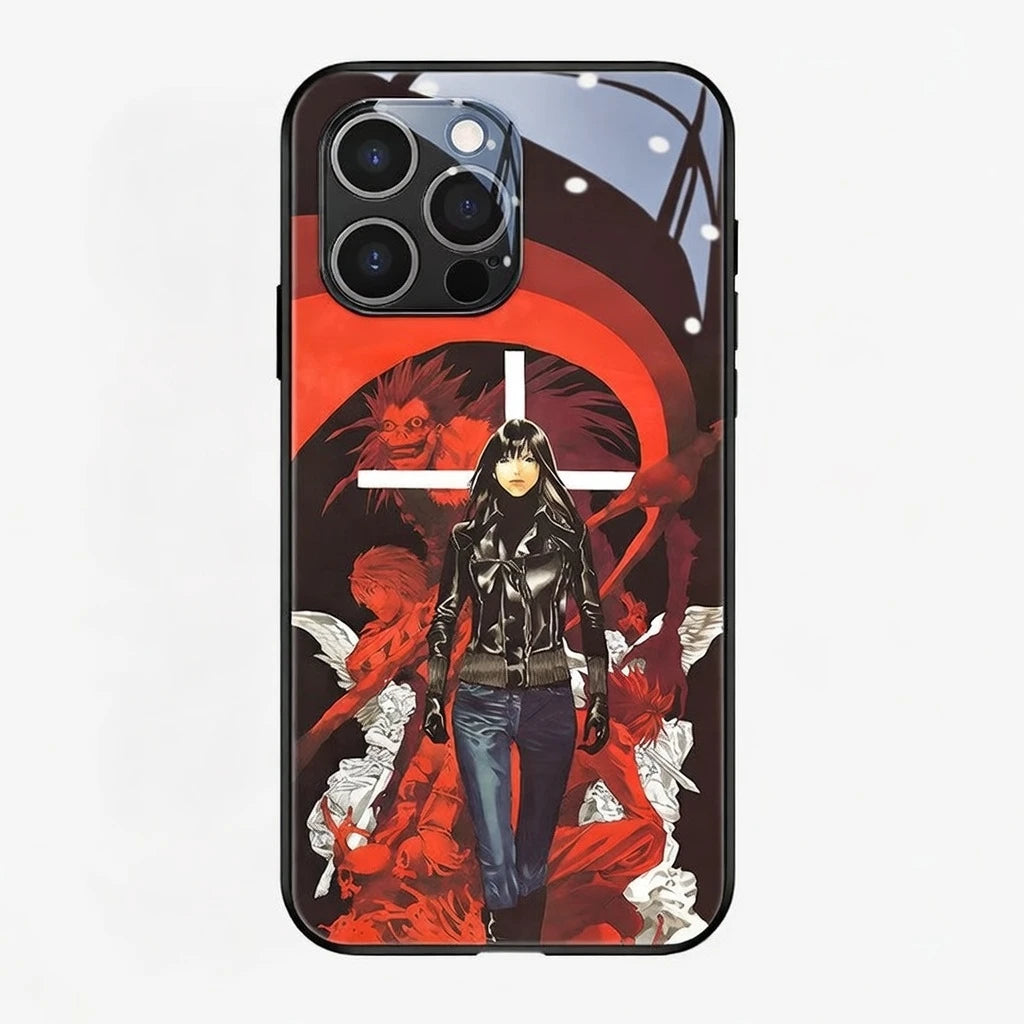 Funda de silicona para teléfono con el anime Death Note Nate River