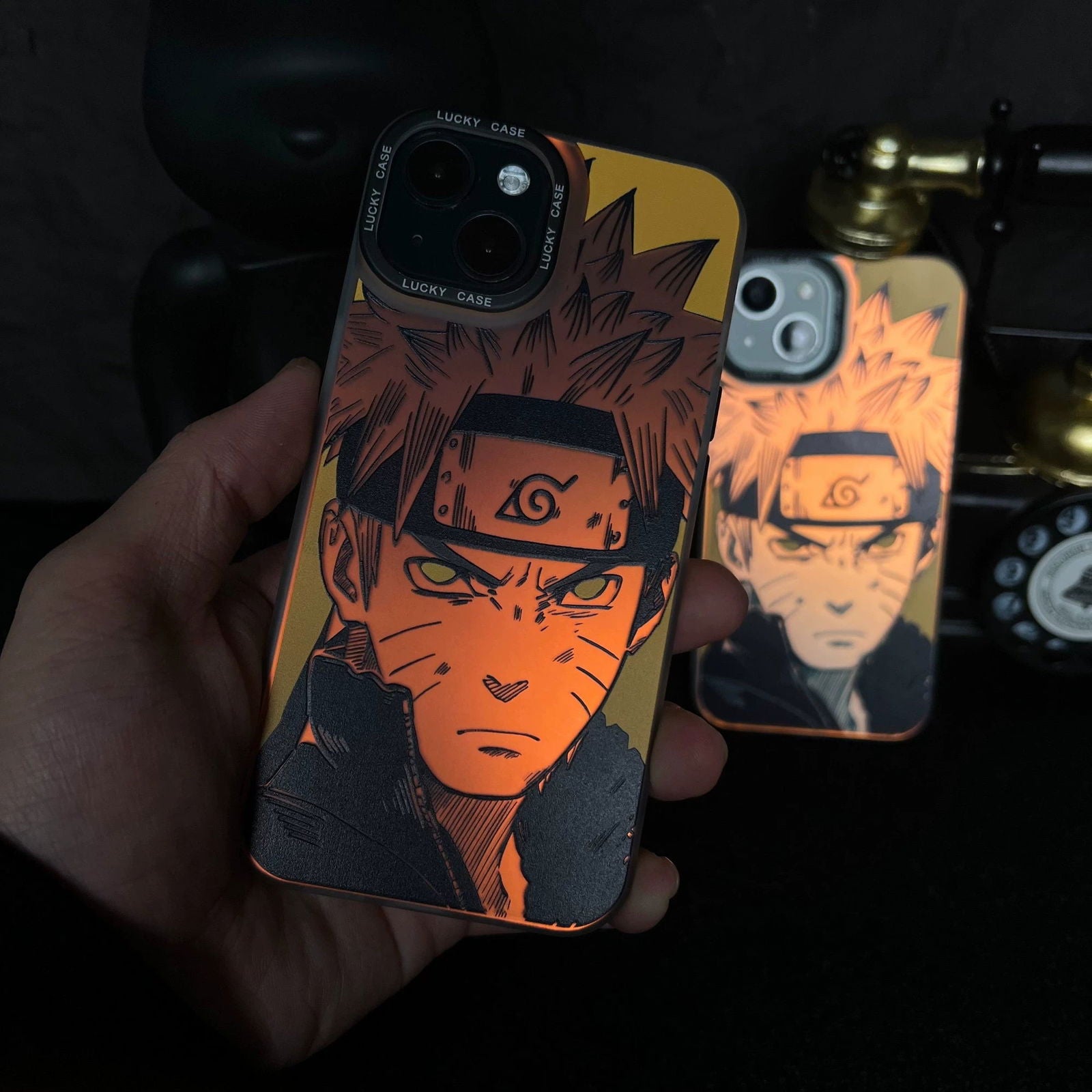 Naruto Laser Phone Case For iPhone