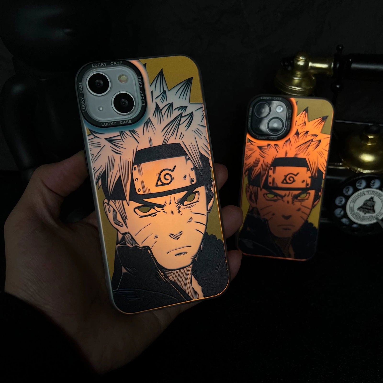 Naruto Laser Phone Case For iPhone