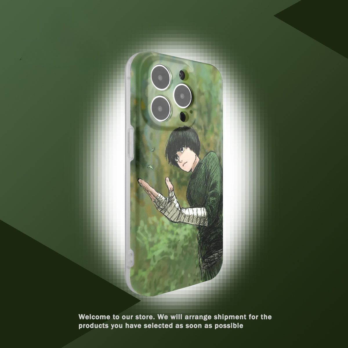 Naruto Rock Lee Phone Protective Case