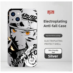 Naruto Sasuke Premium Electroplated Phone Cases