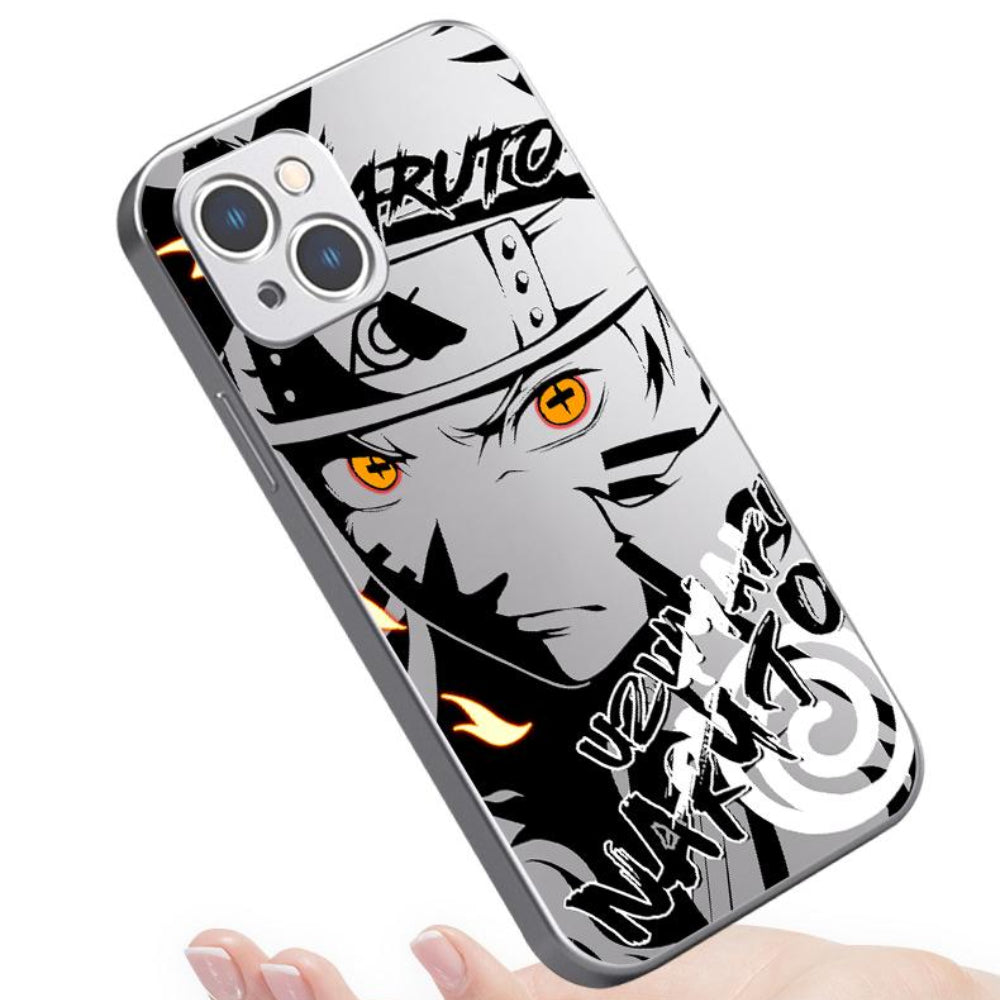 Naruto Sasuke Premium Electroplated Phone Cases