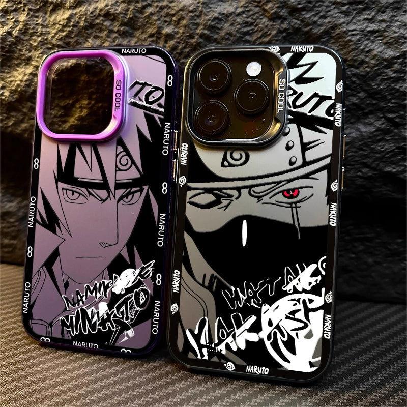 Naruto Uchiha Sasuke Phone Case Electroplating - HelloAnimeCases